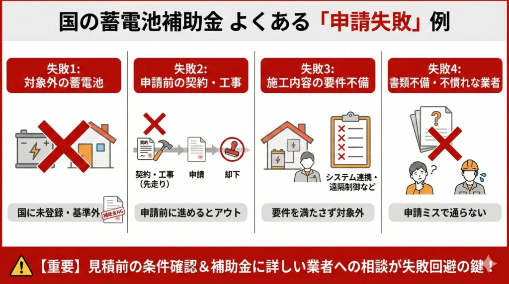 「設置前申請」「設置後申請」を間違えると補助金はもらえない