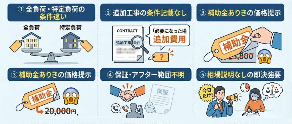 工事費込み見積でよくある落とし穴【残り5つ】